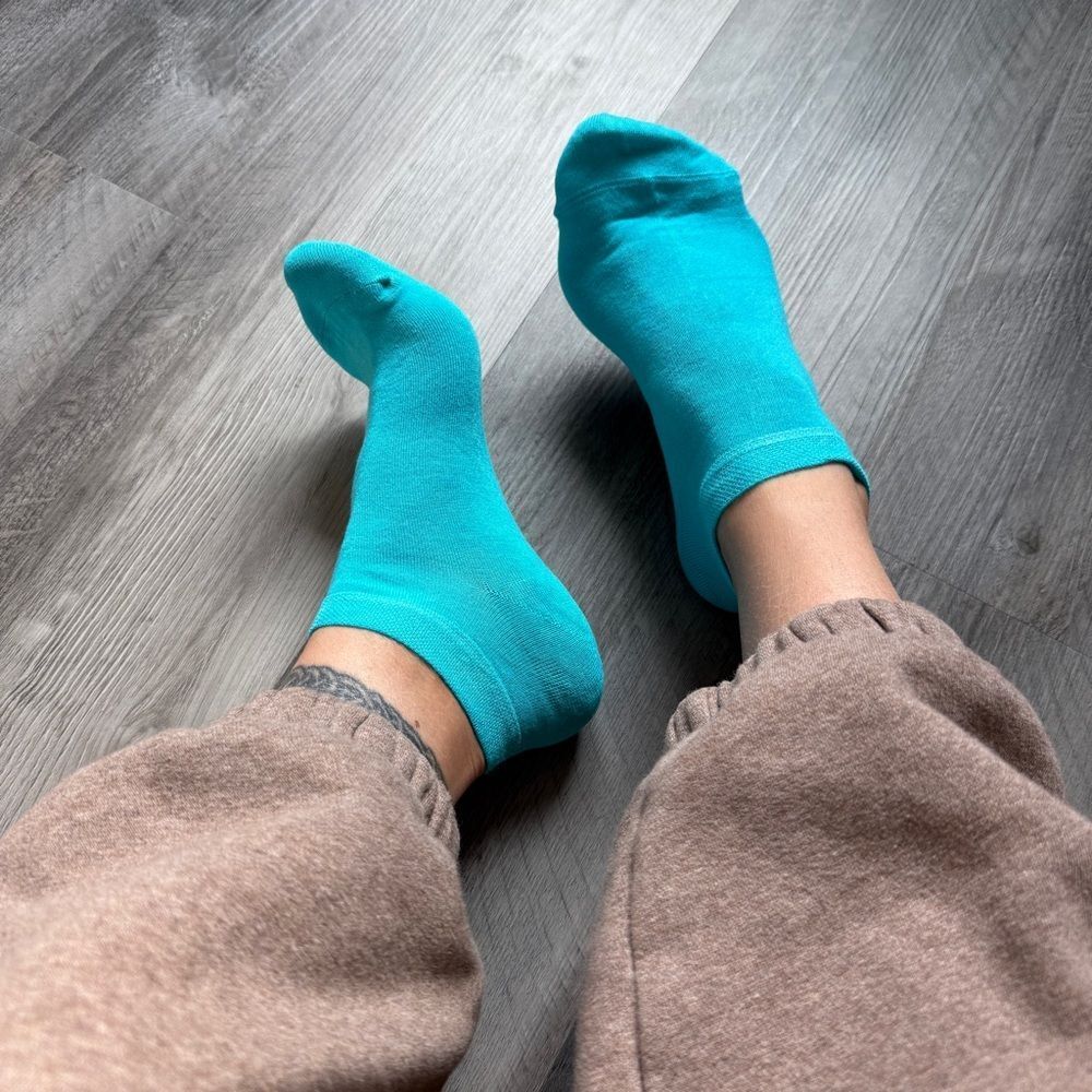 Bambooven Premium Bamboo Socks NEW Blue Women’s Athleisure Workout Gym - Picture 2 of 8